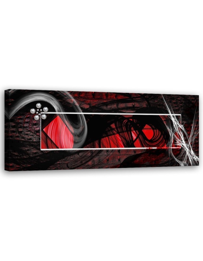 Canvas print for bedroom - The Secret of Red | FEEBY