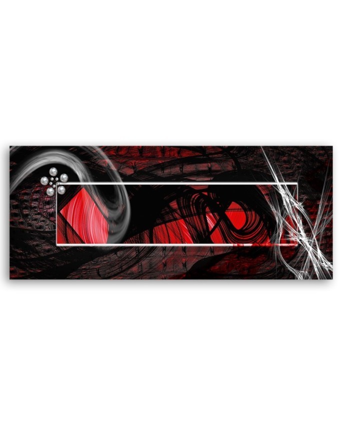 Canvas print for bedroom - The Secret of Red | FEEBY