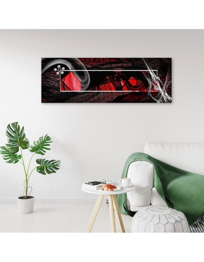 Canvas print for bedroom - The Secret of Red | FEEBY