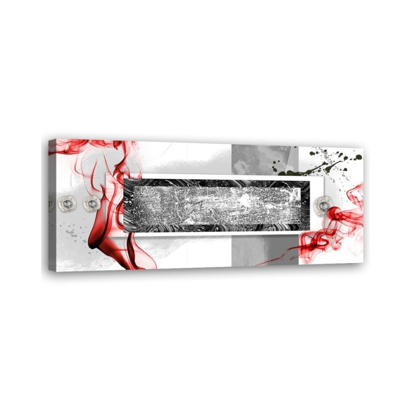 Modern painting for wall - Explosion of red | FEEBY