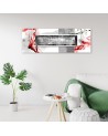 Modern painting for wall - Explosion of red | FEEBY