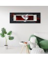 Wall painting for living room - Bird on a dark background | FEEBY