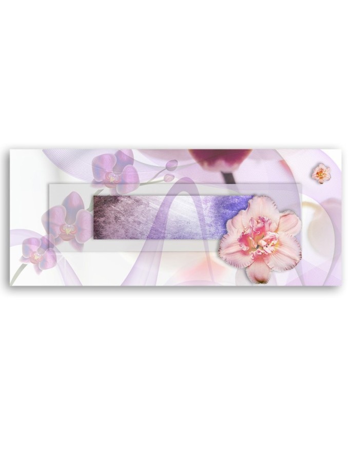 Canvas print - Pink flower abstraction | FEEBY