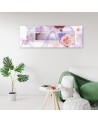 Canvas print - Pink flower abstraction | FEEBY