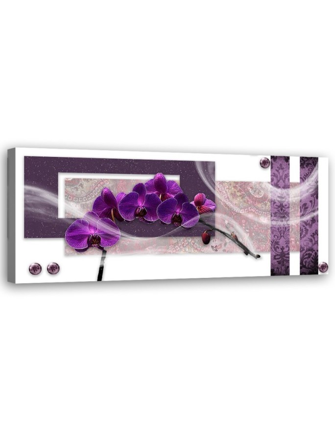 Canvas print Purple orchid