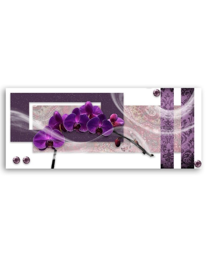 Modern canvas print - Purple orchid | FEEBY