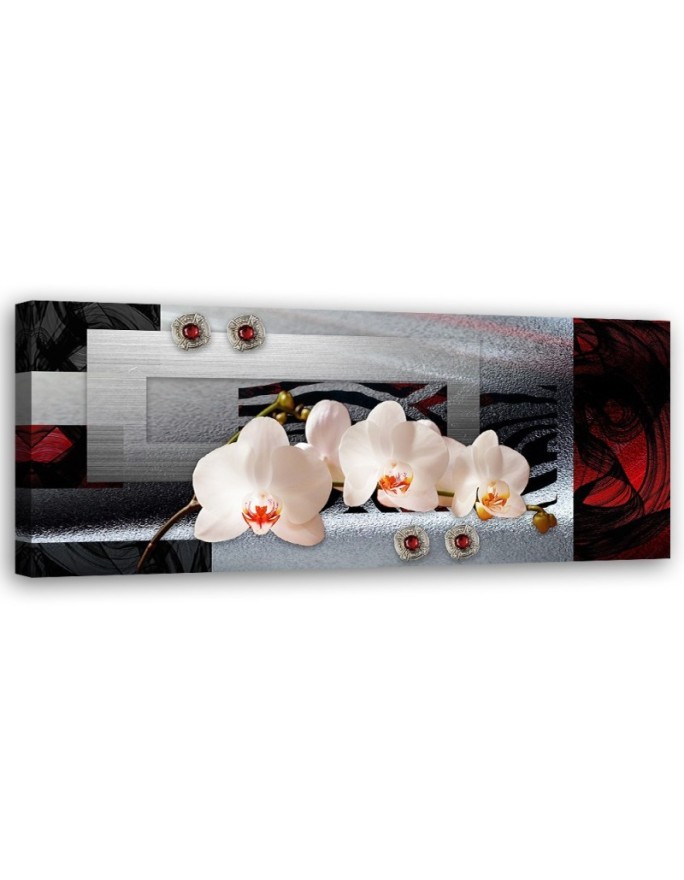 Decorative painting - White orchids | FEEBY