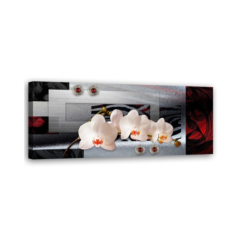 Decorative painting - White orchids | FEEBY