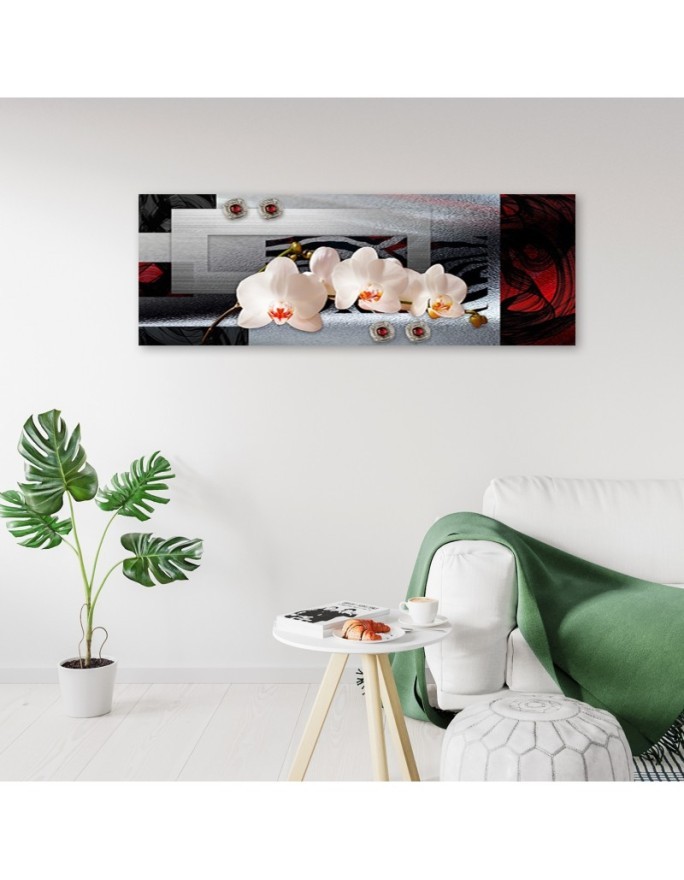 Decorative painting - White orchids | FEEBY