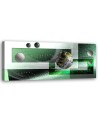 Modern canvas print - Green metal balls abstract | FEEBY
