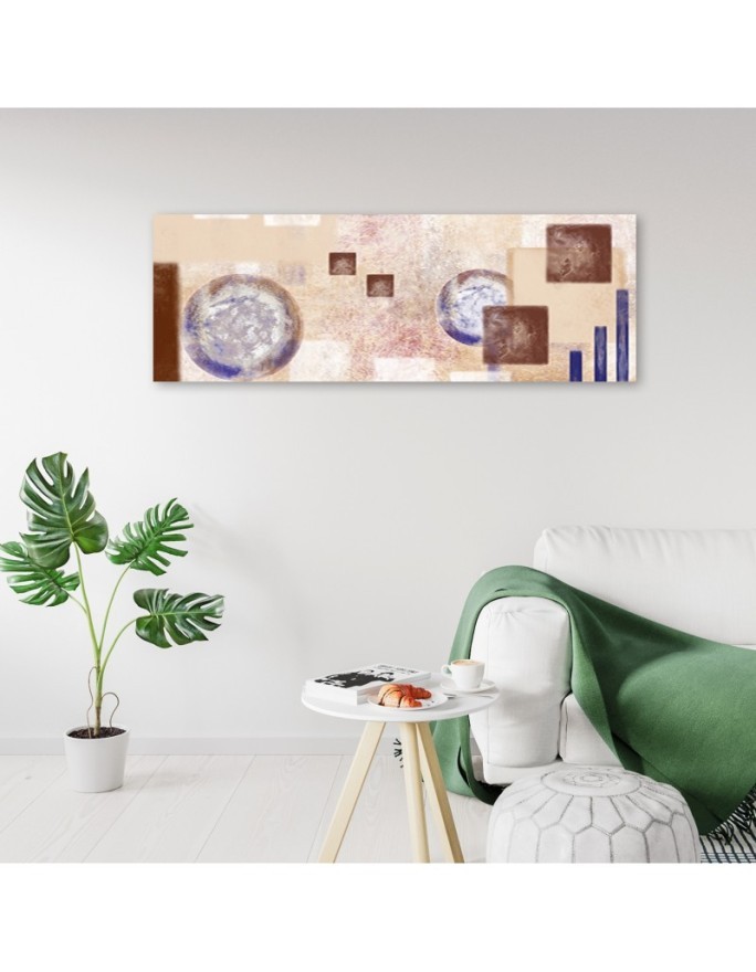Canvas print for the living room - Abstract squares | FEEBY