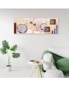 Canvas print for the living room - Abstract squares | FEEBY