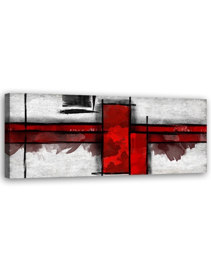 Canvas print Red rectangles