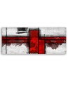 Canvas print for living room - Red rectangles | FEEBY