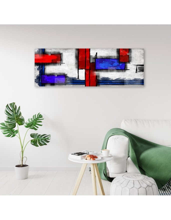 Canvas print for bedroom - Geometric abstraction | FEEBY