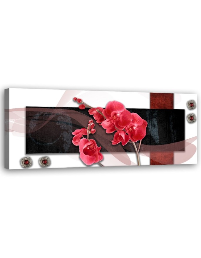 Canvas print Red Orchid...