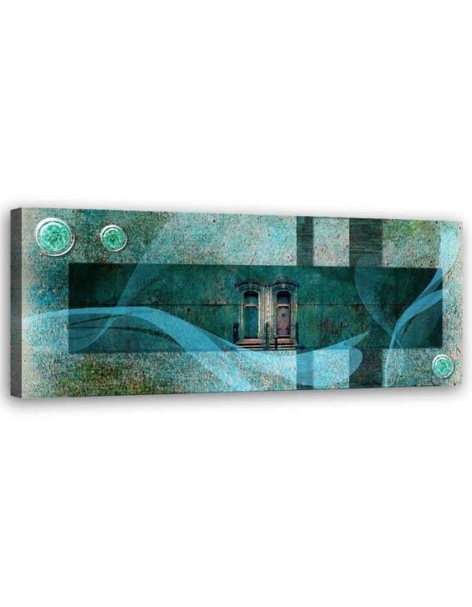 Picture for living room and bedroom - Turquoise abstraction | FEEBY