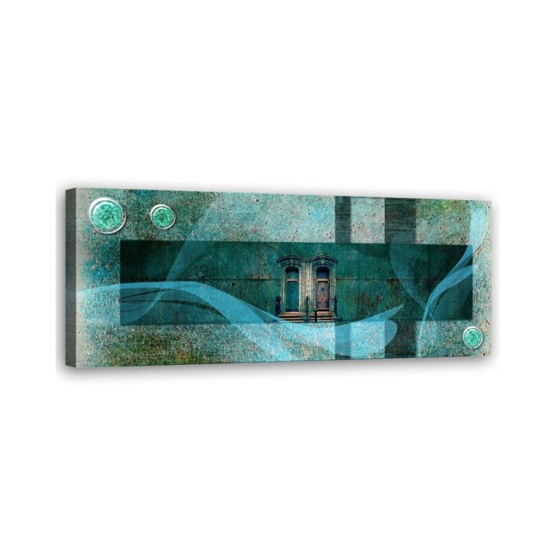 Picture for living room and bedroom - Turquoise abstraction | FEEBY