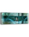 Picture for living room and bedroom - Turquoise abstraction | FEEBY