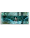 Picture for living room and bedroom - Turquoise abstraction | FEEBY