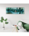 Picture for living room and bedroom - Turquoise abstraction | FEEBY