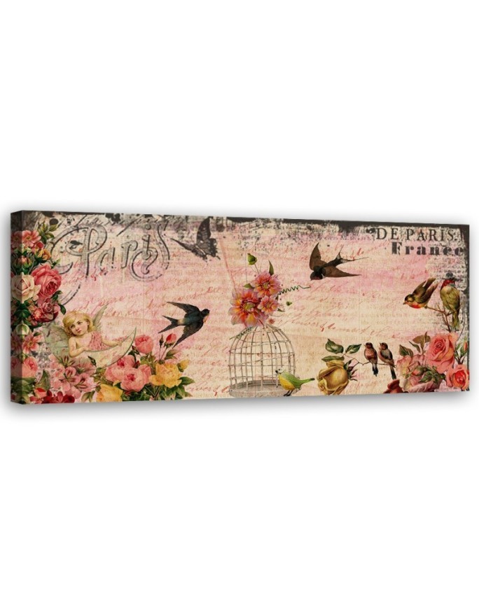 Canvas print - Card from Paris | FEEBY