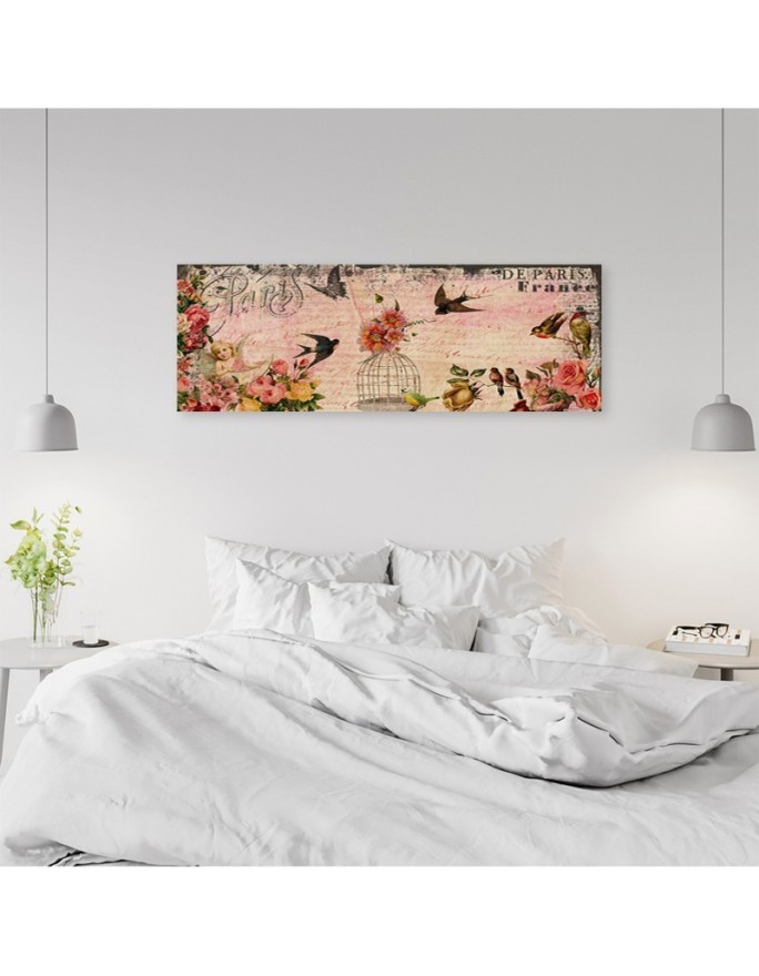 Canvas print - Card from Paris | FEEBY