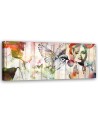 Canvas print - Woman birds and butterflies | FEEBY
