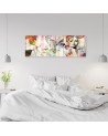 Canvas print - Woman birds and butterflies | FEEBY