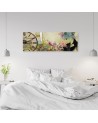 Canvas print - Woman and vintage clock | FEEBY