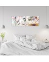 Modern canvas print - Woman and butterflies | FEEBY