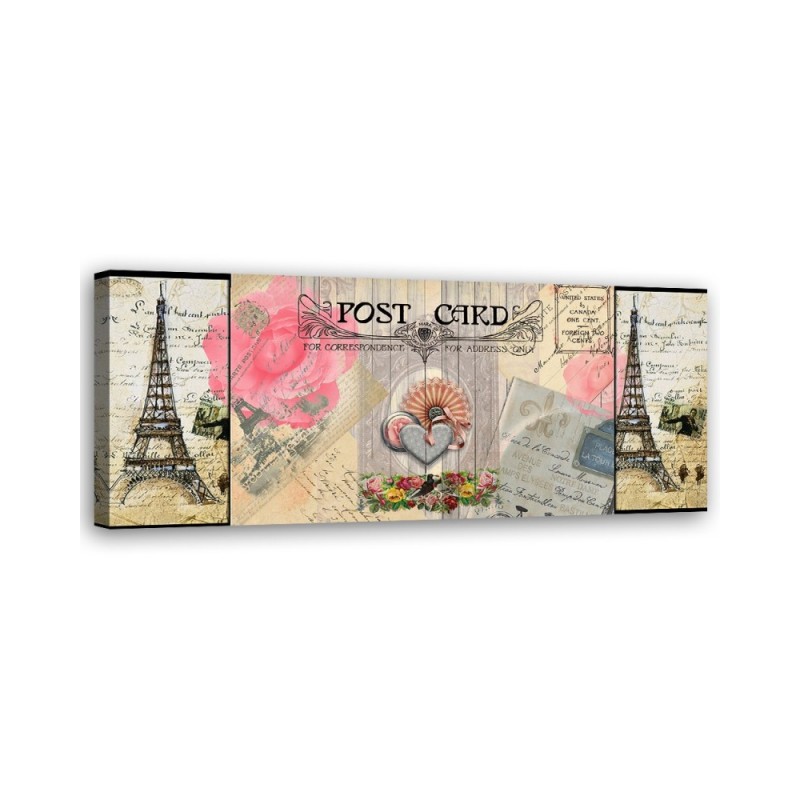 Decorative painting - Postcard from France | FEEBY