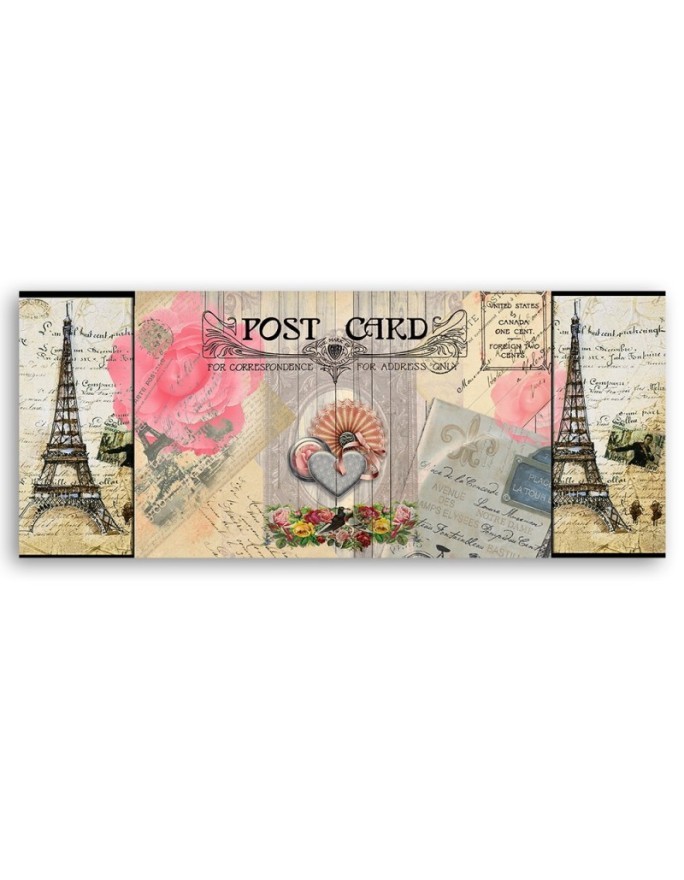 Decorative painting - Postcard from France | FEEBY