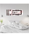 Decorative painting on canvas - Abstract with tigers | FEEBY