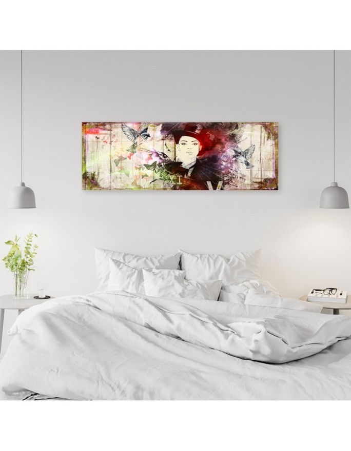 Canvas print for room - Woman's face abstract | FEEBY