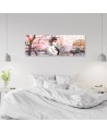Decorative painting for wall - Woman Eiffel Tower | FEEBY