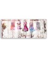 Canvas print for the bedroom - Glamour models | FEEBY