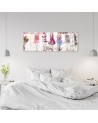 Canvas print for the bedroom - Glamour models | FEEBY
