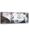 Canvas print for living room - Collage France Woman | FEEBY