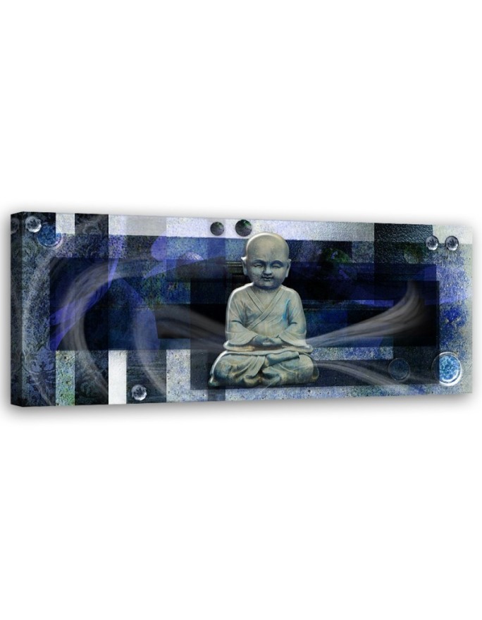 Canvas print Buddha on blue...
