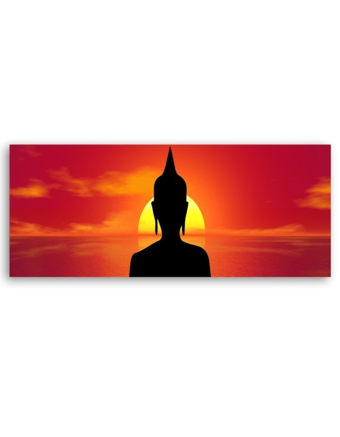Canvas print - Buddha sunset | FEEBY