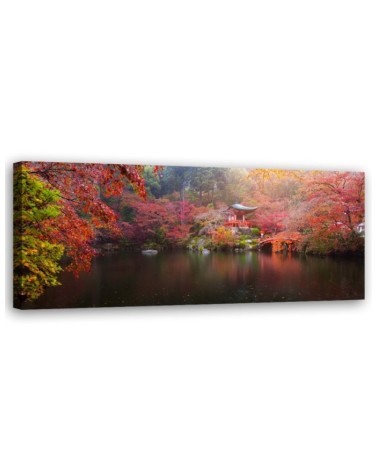 Decorative painting on canvas - Japanese garden | FEEBY