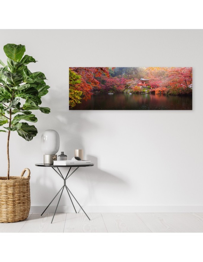 Decorative painting on canvas - Japanese garden | FEEBY