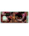 Decorative painting for wall - Pink Buddha Statue | FEEBY