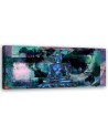 Canvas print for the bedroom - Blue buddha statue | FEEBY