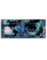 Canvas print for the bedroom - Blue buddha statue | FEEBY