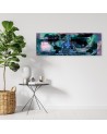 Canvas print for the bedroom - Blue buddha statue | FEEBY
