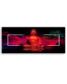 Wall canvas print - Red buddha abstract | FEEBY