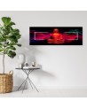 Wall canvas print - Red buddha abstract | FEEBY