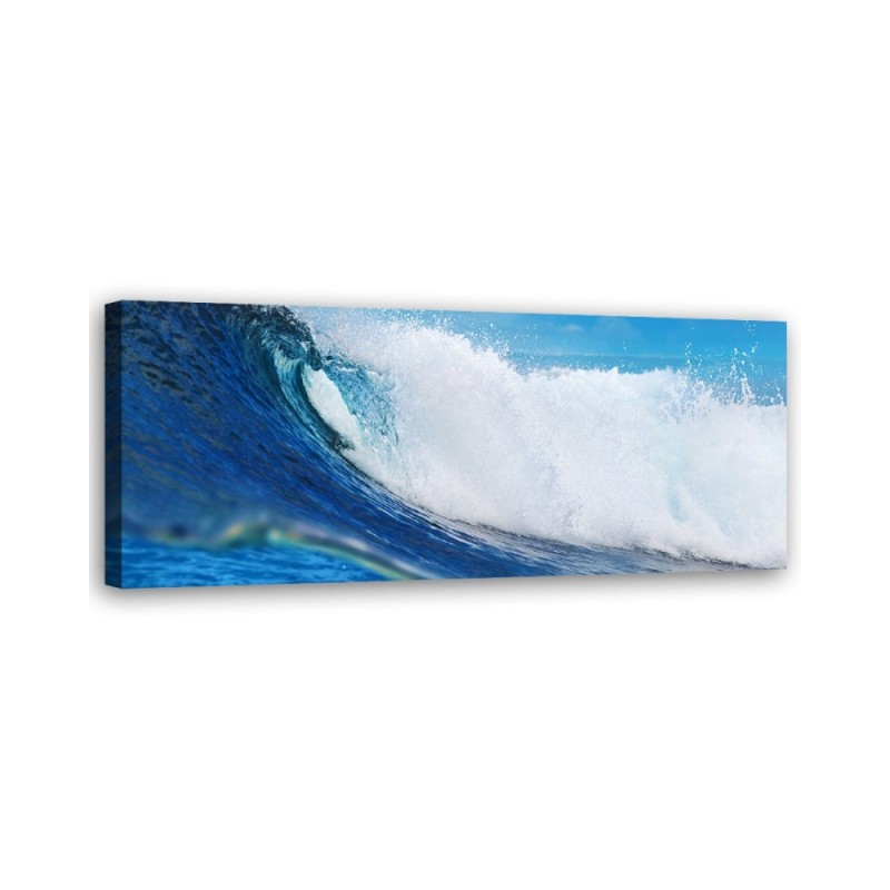 Modern painting for wall - Blue wave | FEEBY